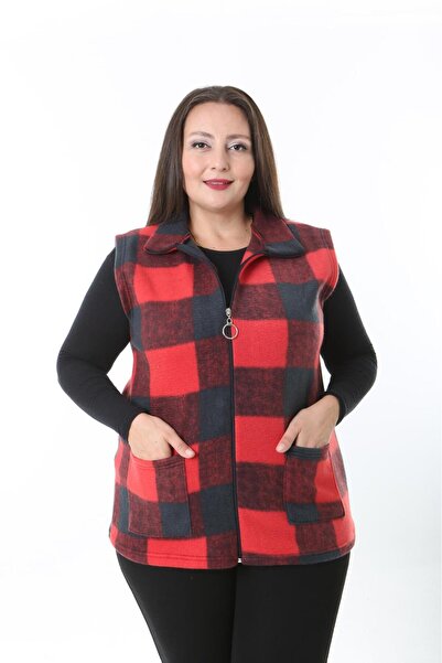 rotop Polar fleece vest with front zipper closure and functional side pockets