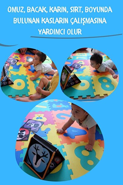 DoerKids Tummy Time Bebek Aynası & Bebek Zeka Kartları
