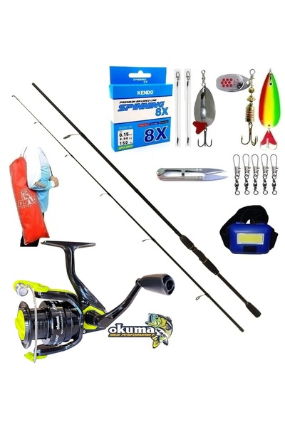 Oslo Okuma Fın Chaser 4000 270cm 20-40gr Remixon Double Black Turna Spin Olta...