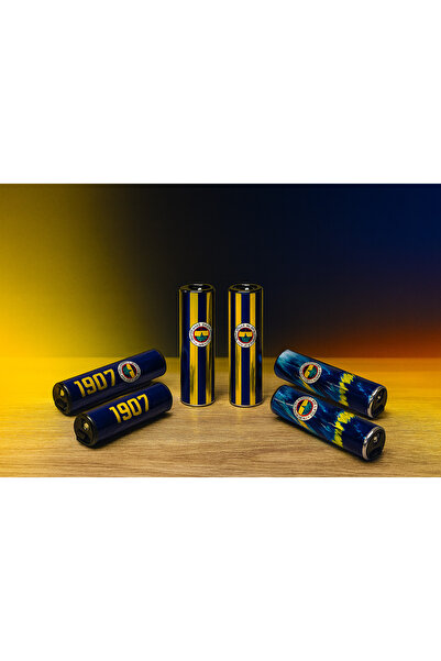 melmus 🟡🔵Fenerbahçe 1907 Özel Seri Metal Çarklı Lisanslı 6’lı Koleksiyon Çakmak Seti – Ultra Lüks Tasarım