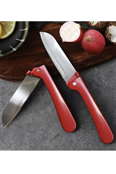 OEM Set of 2 Pocket Knives, Stainless Steel/Plastic 12 cm