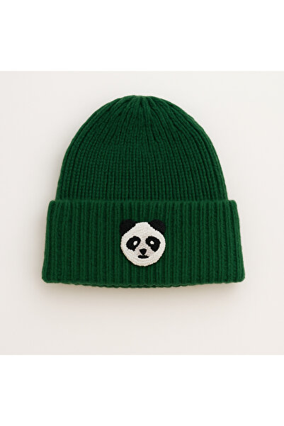 byebruketenci Зелена панда с мотиви от вълна за деца - фигурки на животни Дет...