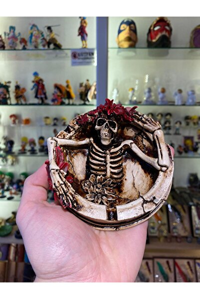 Kingdom of 3D Gotik İskelet Küllük, Hediyelik Dekoratif Küllük
