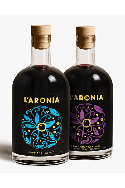 Laronia Aronya Özü 610gr ve Aronya Sirkesi 500ml