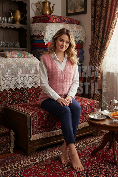 Çt Çeyizci Tekstil Γυναικείο γιλέκο, πλεκτό γιλέκο προίκας, γιλέκο δώρου αρραβώνων, γιλέκα αρραβώνων και προίκας