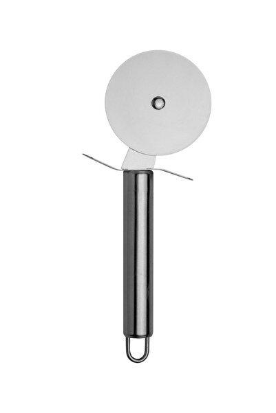 Kitchen Design Lab Paslanmaz Çelik 18 Cm Orta Boy Bıçaklı Hamur Kesme Ve Pizza Ruleti - Pizza Kesici