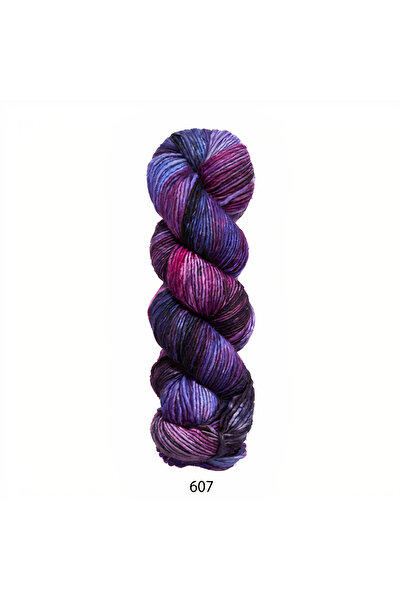 FEZA GROUP خيوط صوف مصبوغة يدويًا من روبي، 100 جرام، 200 متر