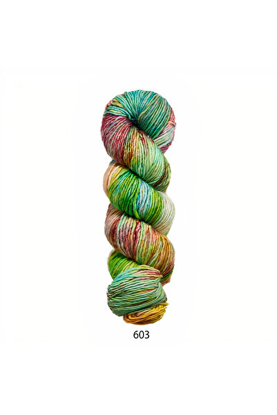 FEZA GROUP خيوط صوف مصبوغة يدويًا من روبي، 100 جرام، 200 متر