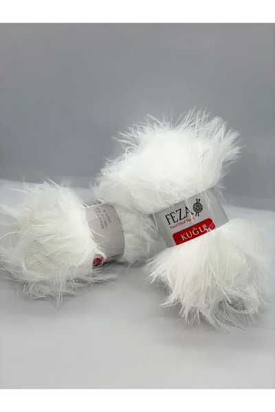 FEZA GROUP Kuğu Fantezi El Örgü İpliği, 50 gr, 210 m (2 Adet)