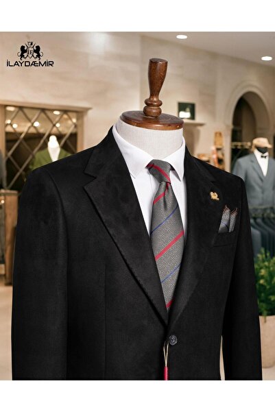 ilayda emir SİYAH ERKEK BLAZER SÜET CEKET