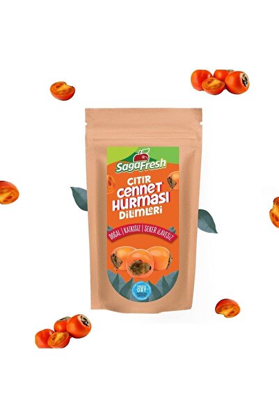 SagaFresh Saga Fresh Dondurularak Kurutulmuş Cennet Hurması Dilimleri (50g)