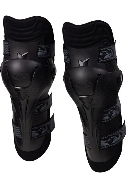 Kobra Motosiklet Lüx Dizlik Mafsallı Koruma Rahat Kullanım Motorcu Diz Koruyucu