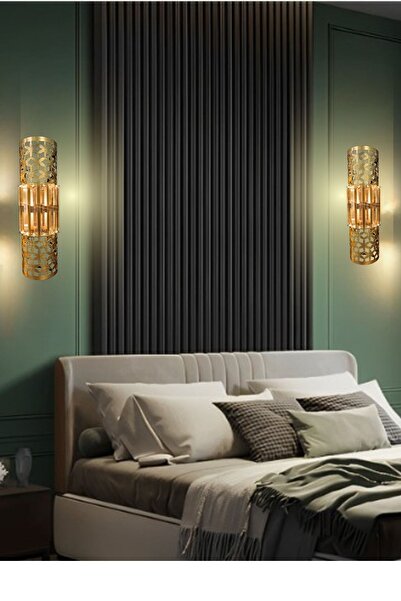 nazarium Star Aplik Eskitme, Pilli Aplik, Anahtarlı, Pilli Elektrikli Ledli Duvar Aplik, Gece Lambası