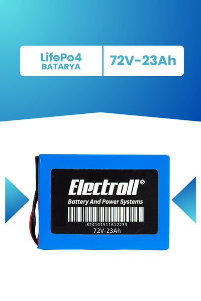 ELECTROLL 72V 23Ah LifePo4 Batarya
