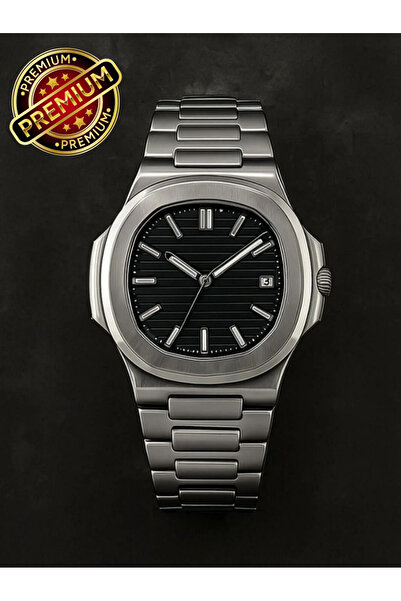 arpat time saat aksesuar EŞREF TEK KOL SAATİ, TAKVİMLİ, SİYAH KADRAN