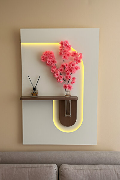 Matheryal Işıklı Tablo | Raflı & Led Aydınlatmalı Dekoratif Tasarım