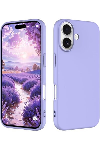 CaseHub Apple iPhone 17 Kılıf İçi Kadife Ekran ve Kamera Yükseltili Lansman Silikon Koruyucu Kapak