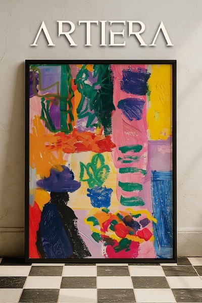 HİGUERA Henri Matisse (1869-1954) Εμπνευσμένη ελαιογραφία σε στυλ μοντέρνας φ...