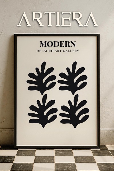 HİGUERA Σειρά Matisse Paper Cuttings Μαύρα μινιμαλιστικά αφηρημένα κλαδιά ζωγ...