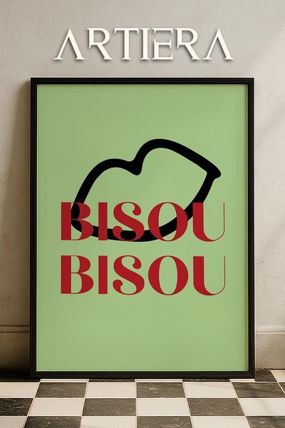 HİGUERA Τυπογραφία Μοντέρνα Μεσογειακή Ιταλική Ζωγραφική Κουζίνας με Ξύλινο Π...