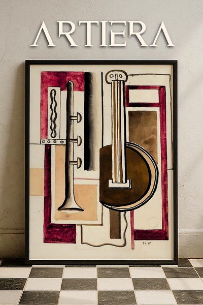 HİGUERA Fernand Leger 1881 - 1955 Μοντέρνος και Μοντέρνος Αφηρημένος Κουμπιστ...