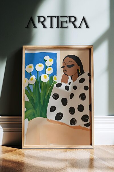 HİGUERA Σύγχρονη Φιγούρα Τέχνη Σειρά Μόδας Αφηρημένο Γυναικείο Πορτρέτο Ζωγρα...