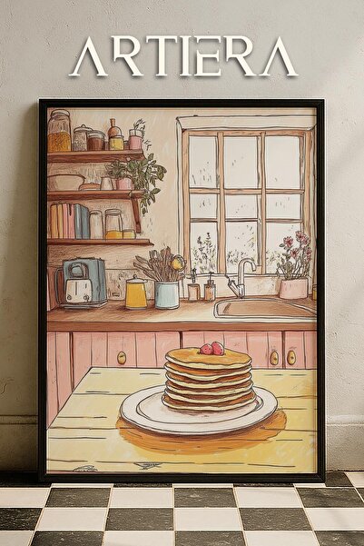 HİGUERA Καφέ - Τραπέζι κουζίνας με ξύλινο σκελετό μεσογειακού ιταλικού στυλ, ...