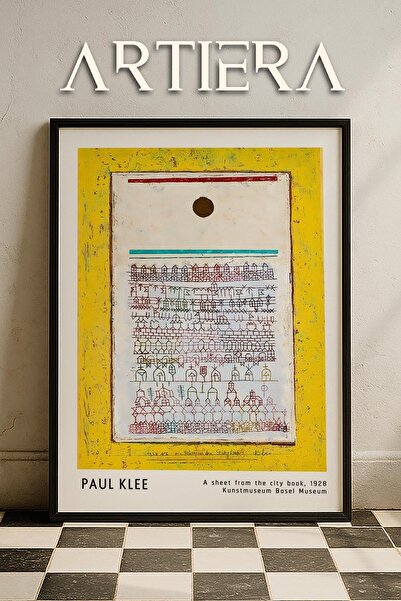 HİGUERA Paul Klee (1879-1940) Ένα φύλλο από το Βιβλίο της Πόλης 1928 Ακουαρέλ...