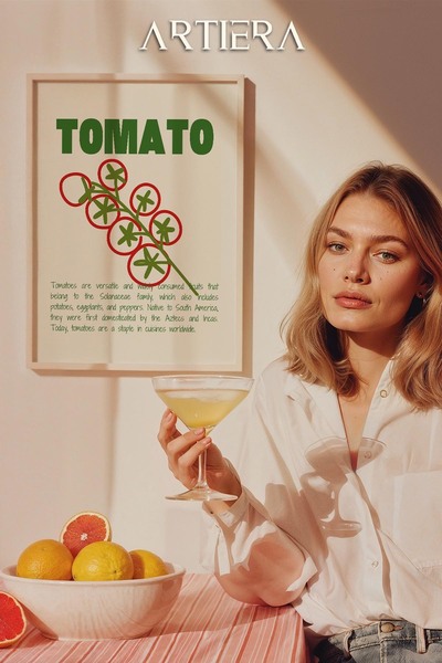 HİGUERA Λαχανικά - Μοντέρνο μεσογειακό ιταλικό στυλ Ξύλινο Πίνακας Κουζίνας, ...