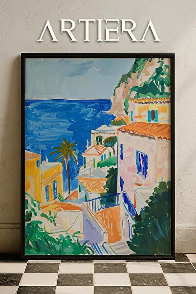 HİGUERA Amalfi Μοντέρνο Μεσογειακό Ιταλικό Στιλ Ξύλινο Τραπέζι Κουζίνας, Διακ...