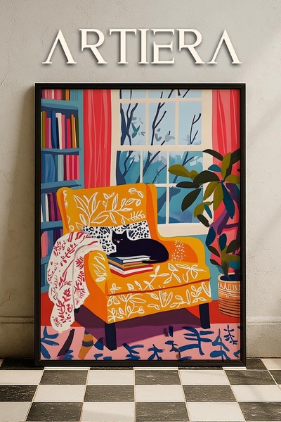 HİGUERA Henri Matisse (1869-1954) Εμπνευσμένη ελαιογραφία σε στυλ μοντέρνας φ...