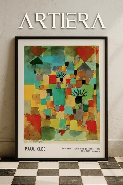 HİGUERA Paul Klee (1879-1940) Νότιοι κήποι της Τυνησίας 1919 Ακουαρέλα Ζωγραφ...