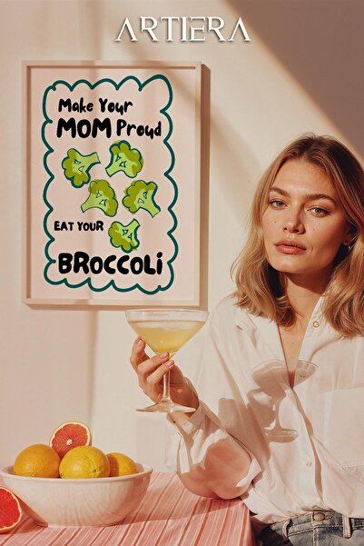 HİGUERA Λαχανικά - Μοντέρνο μεσογειακό ιταλικό στυλ Ξύλινο Πίνακας Κουζίνας, ...