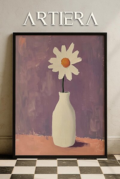 HİGUERA Maximalist Flowers - Πίνακας Κουζίνας με Ξύλινο Πλαίσιο, Διακόσμηση Κ...