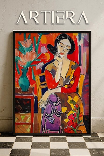 HİGUERA Henri Matisse (1869-1954) Εμπνευσμένη ελαιογραφία σε στυλ μοντέρνας φ...