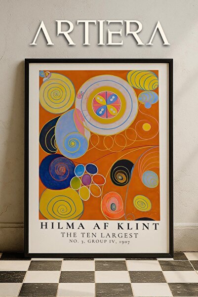 HİGUERA Hilma af Klint 1862-1944 Μοντέρνα Αφηρημένη Επιστημονική Τέχνη Πίνακα...