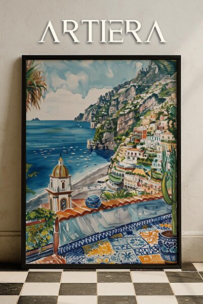 HİGUERA Amalfi Μοντέρνο Μεσογειακό Ιταλικό Στιλ Ξύλινο Τραπέζι Κουζίνας, Διακ...