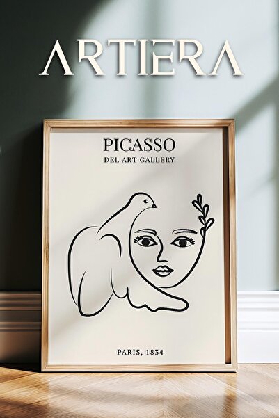 HİGUERA Matisse Paper Cuttings Picasso Abstract Γυναικεία σιλουέτα και πουλί ...