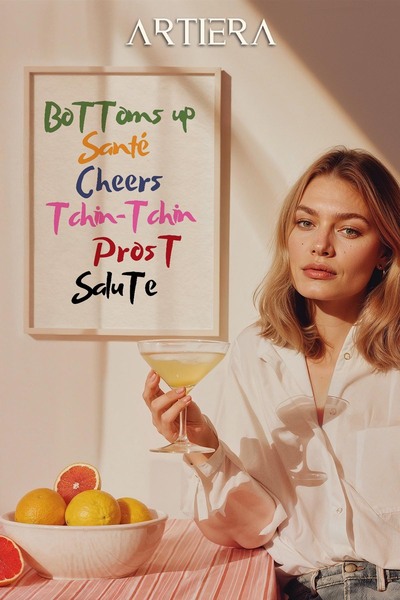 HİGUERA Τυπογραφία Μοντέρνα Μεσογειακή Ιταλική Ζωγραφική Κουζίνας με Ξύλινο Π...