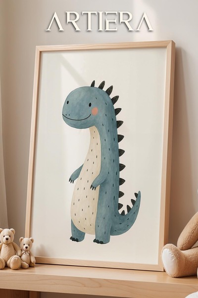 HİGUERA Cute Baby Dinosaur Baby Boy Διακόσμηση παιδικού δωματίου Ζωγραφική το...