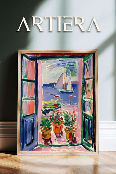 HİGUERA Henri Matisse (1869-1954) Εμπνευσμένη ελαιογραφία σε στυλ μοντέρνας ε...