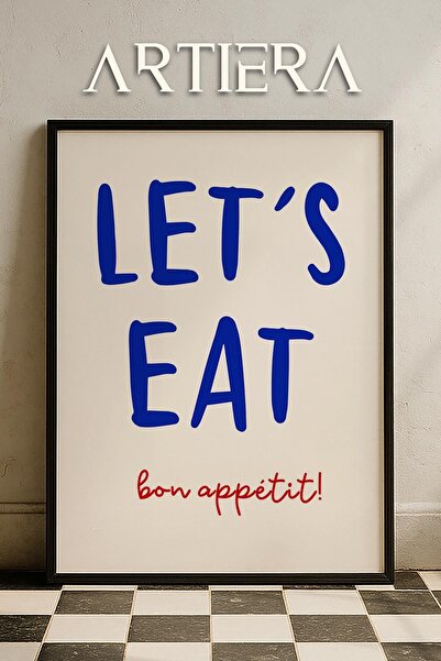 HİGUERA Τυπογραφία Μοντέρνα Μεσογειακή Ιταλική Ζωγραφική Κουζίνας με Ξύλινο Π...