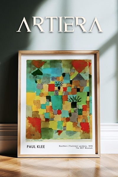 HİGUERA Paul Klee (1879-1940) Νότιοι κήποι της Τυνησίας 1919 Ακουαρέλα Ζωγραφ...