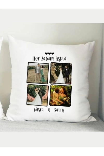 Özcan Tasarım Kişiye Özel Yastık Kılıfı - Resimli Yastık Kılıfı - İsimli Yast...