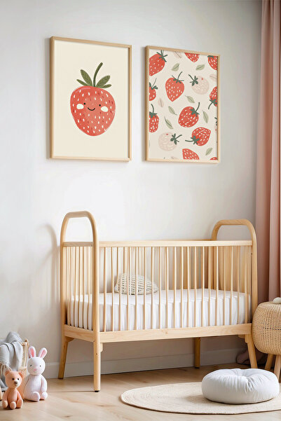 HİGUERA Χαρούμενη φράουλα - Πίνακας παιδικού δωματίου και βρεφικού δωματίου μ...