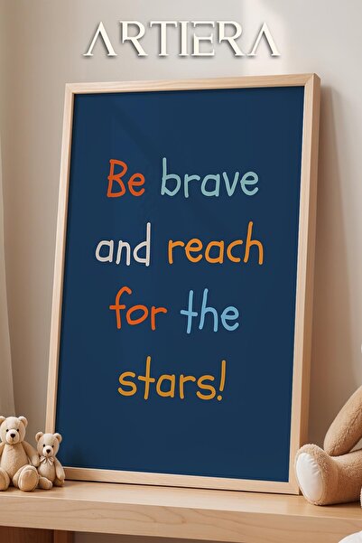 HİGUERA Reach for the Stars Διακοσμητικό αγοριού με θέμα το διάστημα Ζωγραφικ...