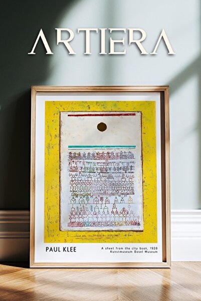 HİGUERA Paul Klee (1879-1940) Ένα φύλλο από το Βιβλίο της Πόλης 1928 Ακουαρέλ...