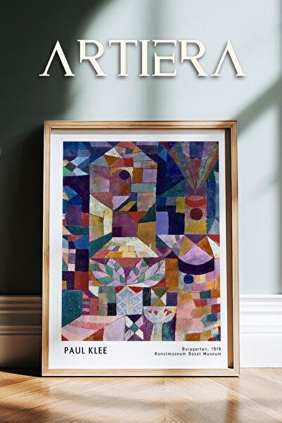 HİGUERA Paul Klee (1879-1940) Garden of the Castle 1919 Ακουαρέλα Ζωγραφική τ...