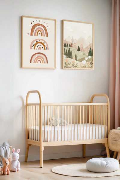 HİGUERA Φυσικό τοπίο και σχήματα Πίνακας παιδικού δωματίου και βρεφικού δωματ...