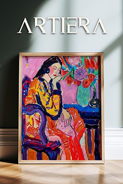 HİGUERA Henri Matisse (1869-1954) Εμπνευσμένη ελαιογραφία σε στυλ μοντέρνας φ...
